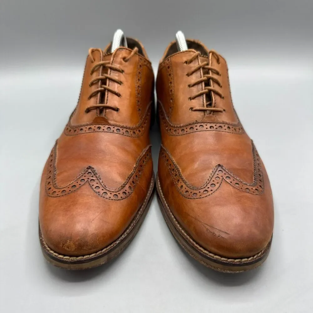 Cole Haan Wingtip Leather Lace up Dress Shoes Men's Size 10.5 M